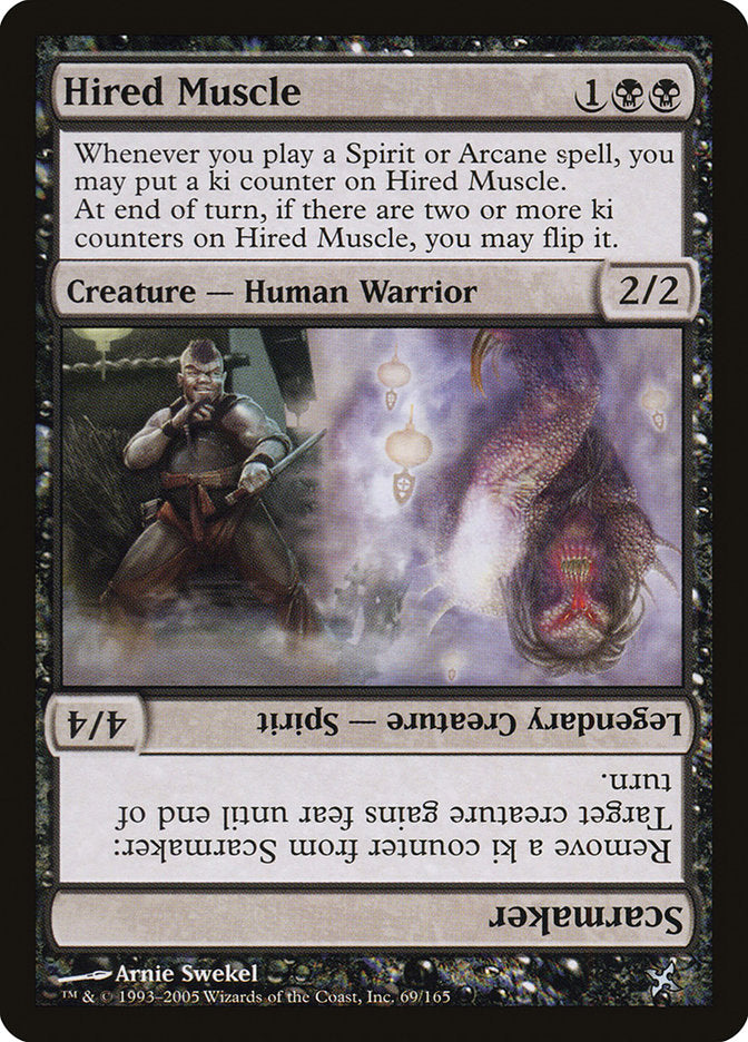 Hired Muscle // Scarmaker [Betrayers of Kamigawa] | Good Games Cannington
