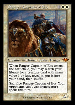 Ranger-Captain of Eos (Retro Foil Etched) [Modern Horizons] | Good Games Cannington