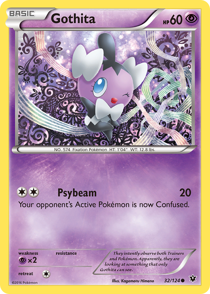 Gothita (32/124) [XY: Fates Collide] | Good Games Cannington
