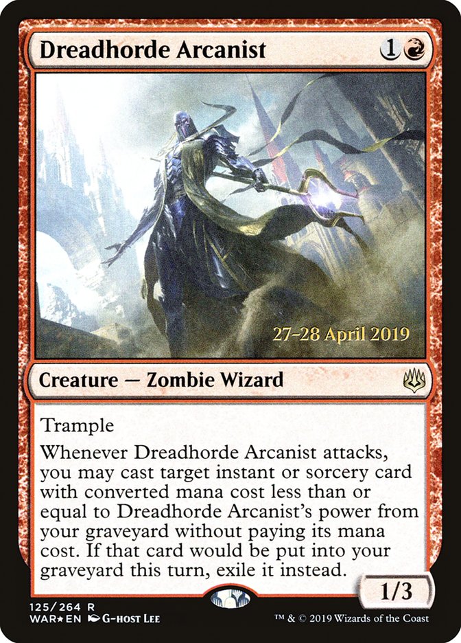 Dreadhorde Arcanist [War of the Spark Prerelease Promos] | Good Games Cannington