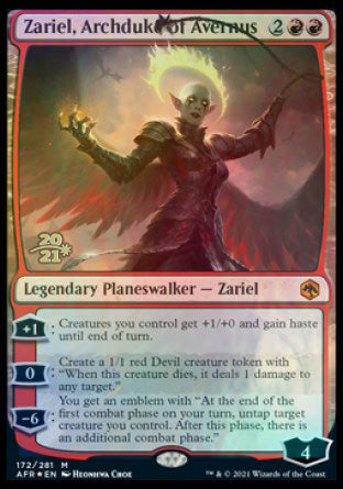 Zariel, Archduke of Avernus [Dungeons & Dragons: Adventures in the Forgotten Realms Prerelease Promos] | Good Games Cannington