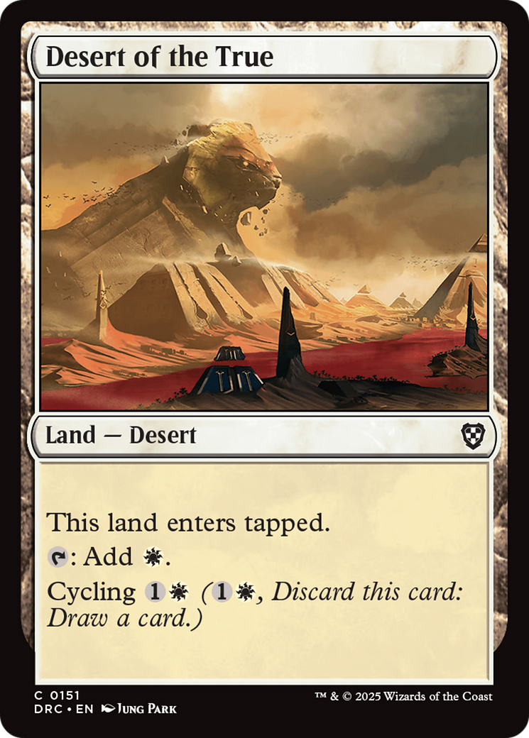 Desert of the True [Aetherdrift Commander] | Good Games Cannington