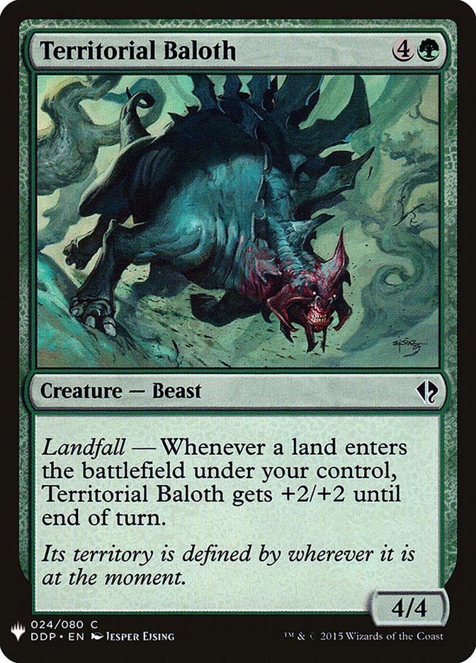 Territorial Baloth [Mystery Booster] | Good Games Cannington
