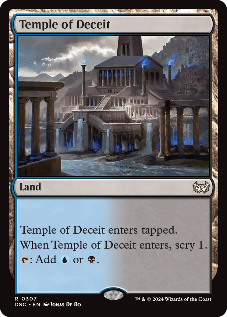 Temple of Deceit [Duskmourn: House of Horror Commander] | Good Games Cannington
