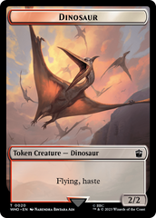 Alien Angel // Dinosaur Double-Sided Token [Doctor Who Tokens] | Good Games Cannington