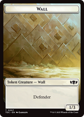 Insect (0023) // Wall Double-Sided Token [Tarkir: Dragonstorm Commander Tokens] | Good Games Cannington
