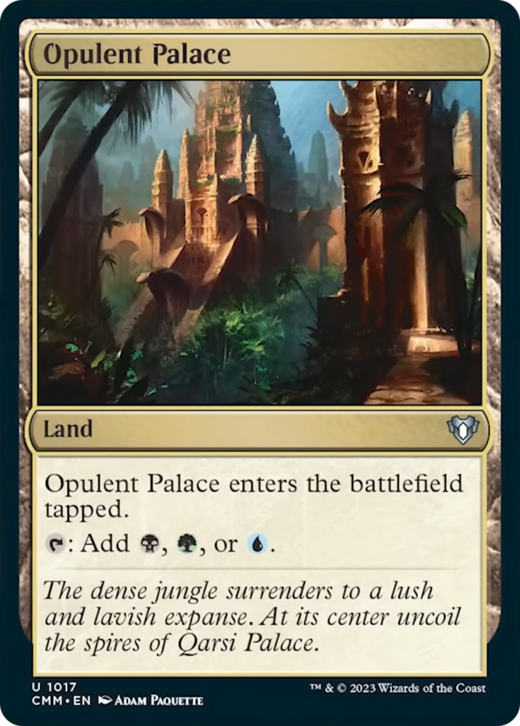 Opulent Palace [Commander Masters] | Good Games Cannington
