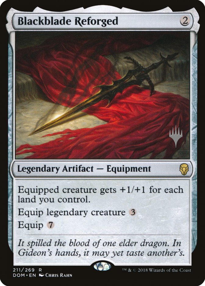 Blackblade Reforged (Promo Pack) [Dominaria Promos] | Good Games Cannington