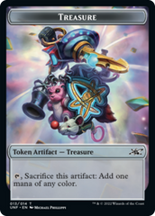 Squirrel // Treasure (013) Double-Sided Token [Unfinity Tokens] | Good Games Cannington