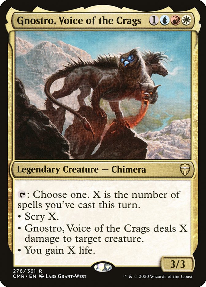 Gnostro, Voice of the Crags 276 (Commander Legends)  | Good Games Cannington