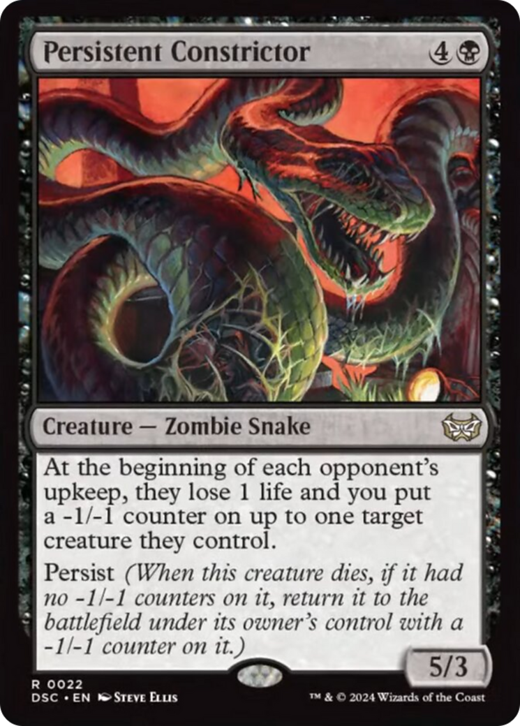 Persistent Constrictor [Duskmourn: House of Horror Commander] | Good Games Cannington
