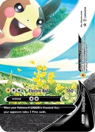 Morpeko V-UNION (SWSH218) [Sword & Shield: Black Star Promos] | Good Games Cannington