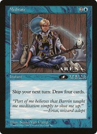 Meditate (4th Place) (Oversized) [Oversize Cards] | Good Games Cannington