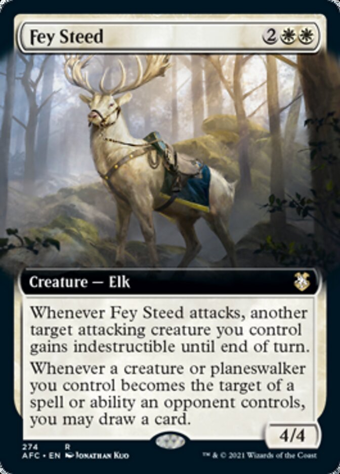 Fey Steed (Extended Art) [Dungeons & Dragons: Adventures in the Forgotten Realms Commander] | Good Games Cannington