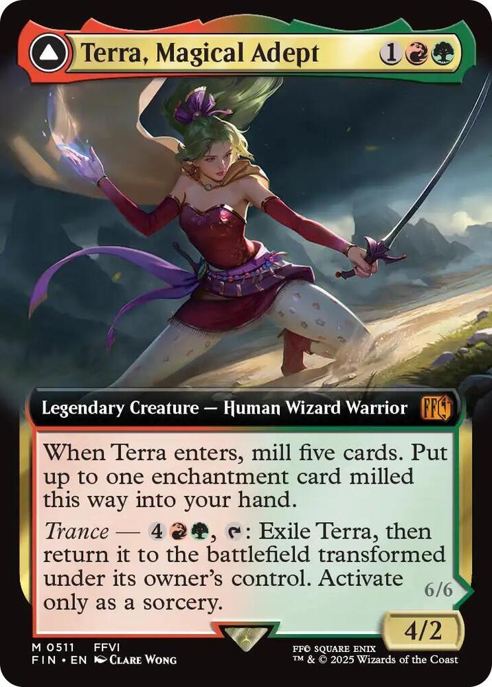 Terra, Magical Adept // Esper Terra 511 (FINAL FANTASY)  - Extended Art Foil | Good Games Cannington