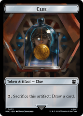 Alien // Clue (0023) Double-Sided Token [Doctor Who Tokens] | Good Games Cannington