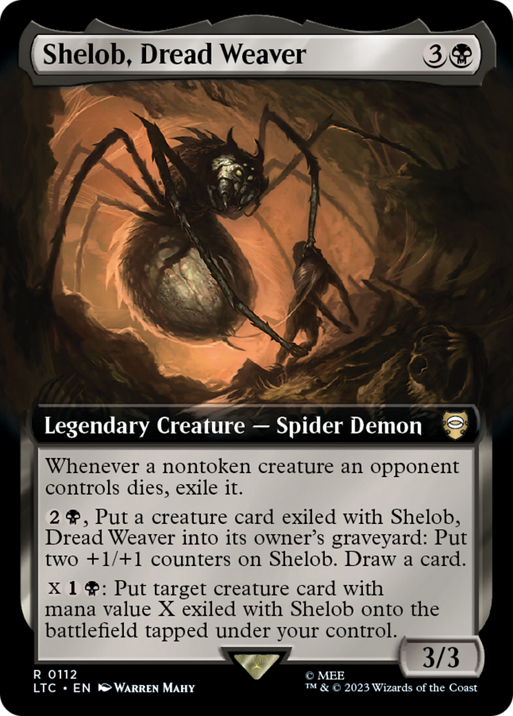 Shelob, Dread Weaver (Extended Art) [The Lord of the Rings: Tales of Middle-Earth Commander] | Good Games Cannington