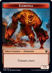 Elemental // Satyr Double-Sided Token [Theros Beyond Death Tokens] | Good Games Cannington