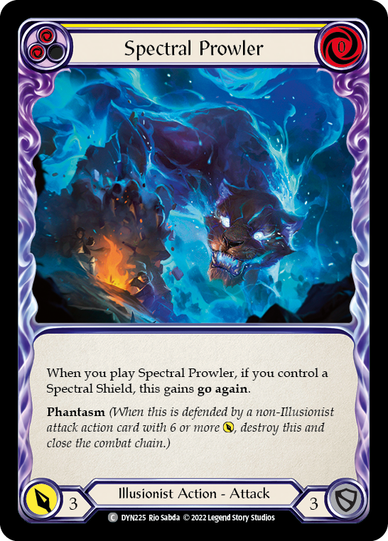 Spectral Prowler (Yellow) [DYN225] (Dynasty) | Good Games Cannington