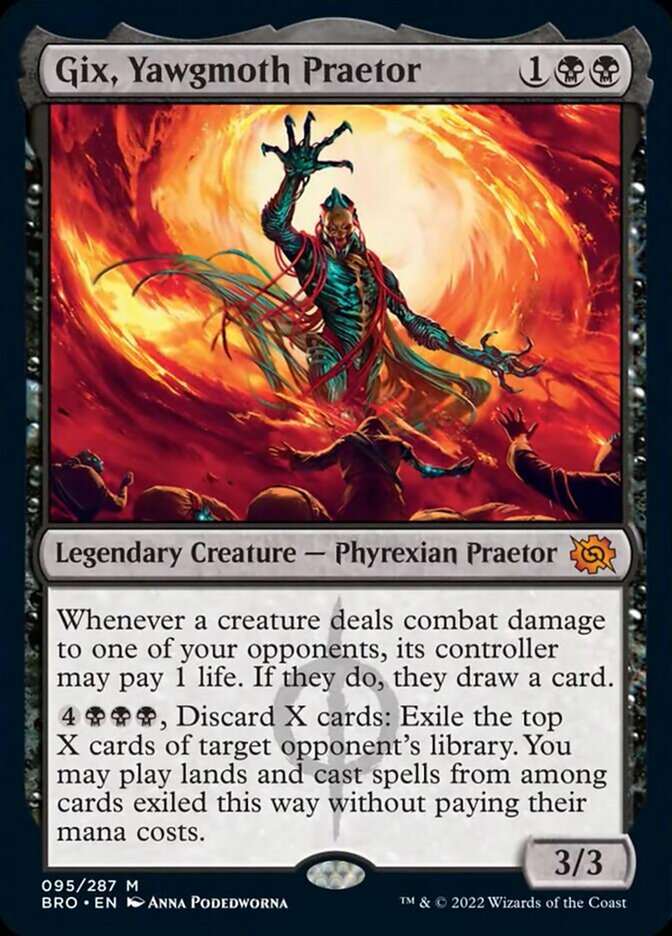 Gix, Yawgmoth Praetor (Promo Pack) [The Brothers' War Promos] | Good Games Cannington
