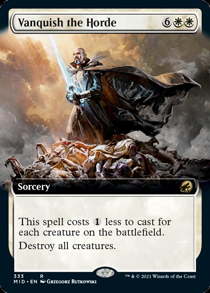 Vanquish the Horde (Extended Art) [Innistrad: Midnight Hunt] | Good Games Cannington