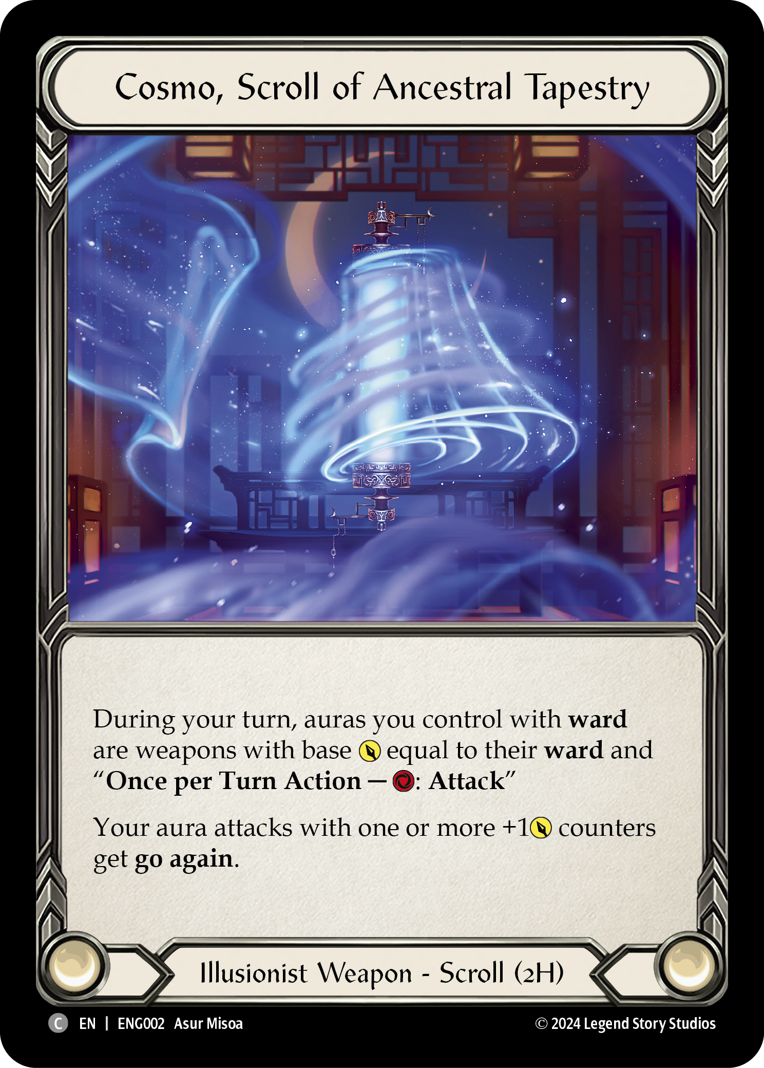 Cosmo, Scroll of Ancestral Tapestry [ENG002] (Part the Mistveil Enigma Blitz Deck) | Good Games Cannington