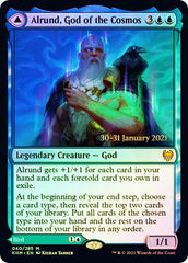 Alrund, God of the Cosmos // Hakka, Whispering Raven [Kaldheim Prerelease Promos] | Good Games Cannington