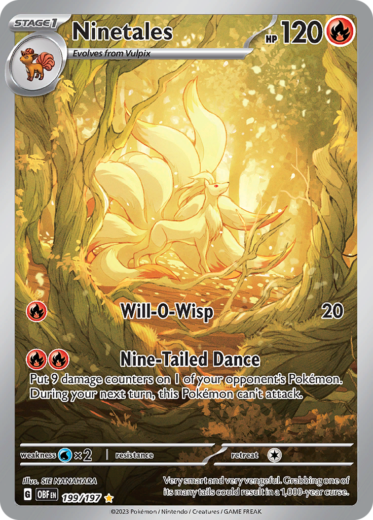 Ninetales (199/197) [Scarlet & Violet: Obsidian Flames] | Good Games Cannington