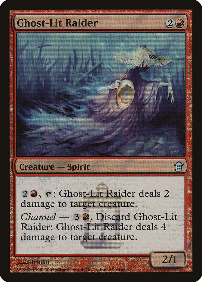 Ghost-Lit Raider [Saviors of Kamigawa Promos] | Good Games Cannington