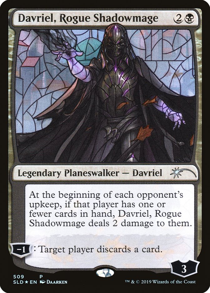 Davriel, Rogue Shadowmage (Stained Glass) [Secret Lair Drop Promos] | Good Games Cannington