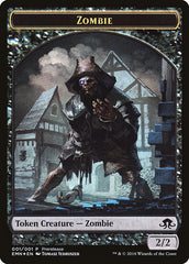 Zombie // Zombie Double-Sided Token [Eldritch Moon Prerelease Promos] | Good Games Cannington