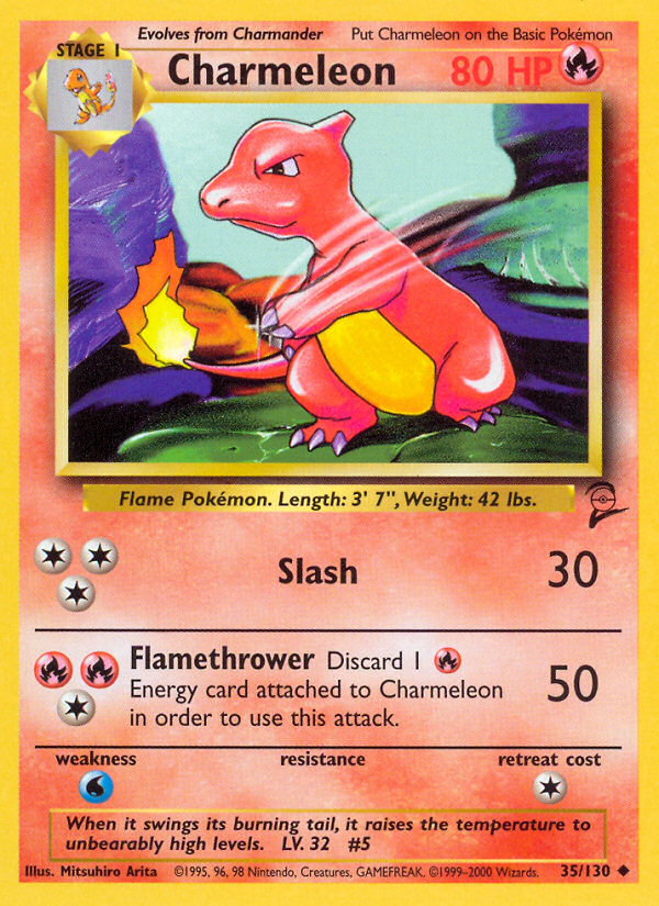 Charmeleon (35/130) [Base Set 2] | Good Games Cannington