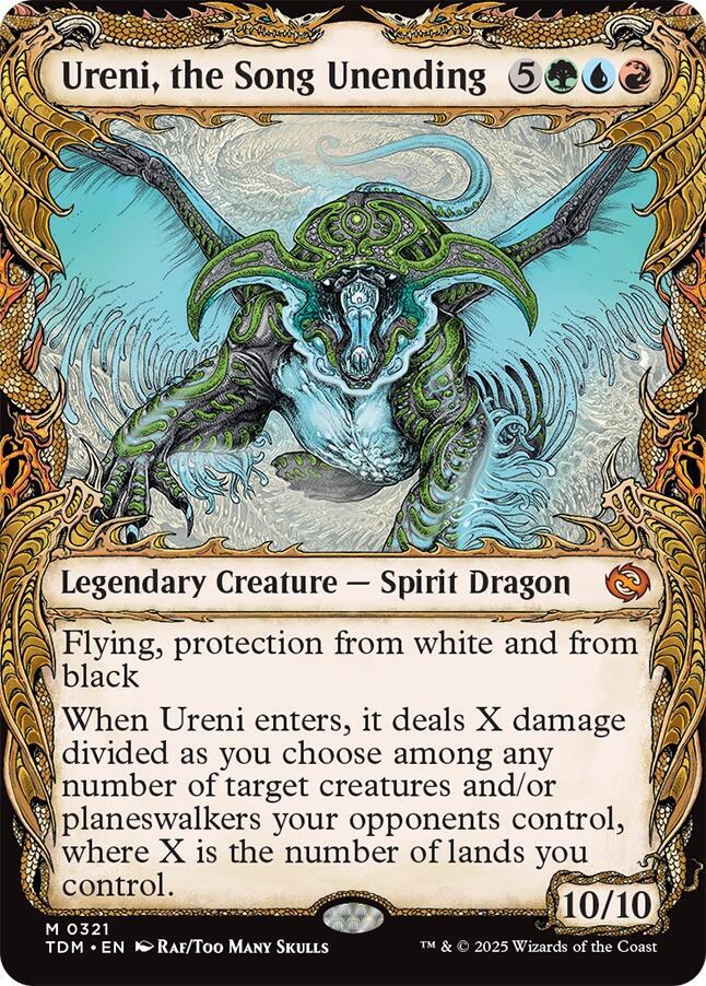 Ureni, the Song Unending 321/291 (Tarkir: Dragonstorm)  - Showcase | Good Games Cannington
