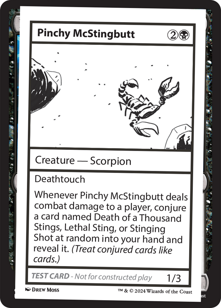 Pinchy McStingbutt [Mystery Booster 2 Playtest Cards] | Good Games Cannington