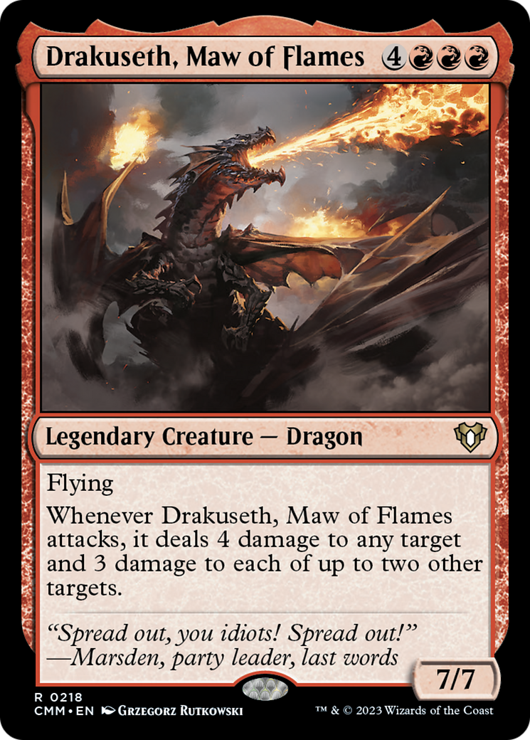 Drakuseth, Maw of Flames [Commander Masters] | Good Games Cannington