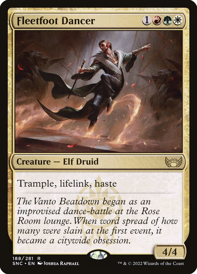Fleetfoot Dancer 188/281 (Streets of New Capenna)  - Foil | Good Games Cannington