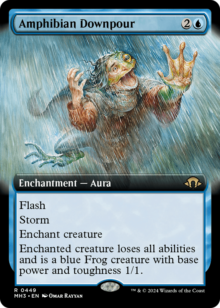 Amphibian Downpour (Extended Art) [Modern Horizons 3] | Good Games Cannington
