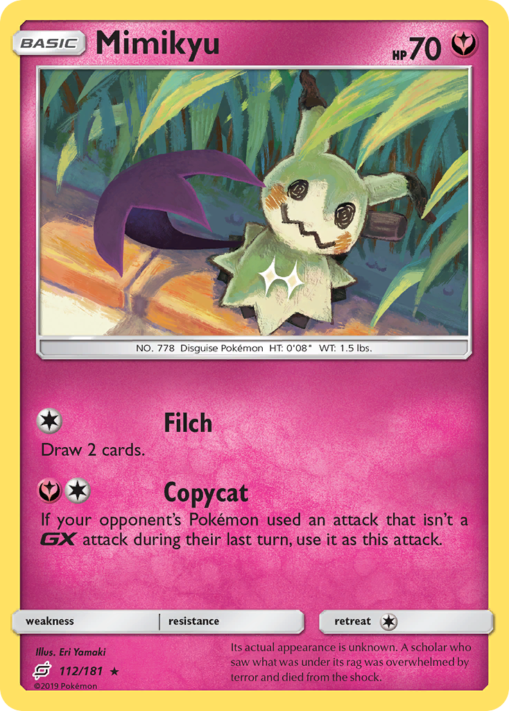 Mimikyu (112/181) [Sun & Moon: Team Up] | Good Games Cannington