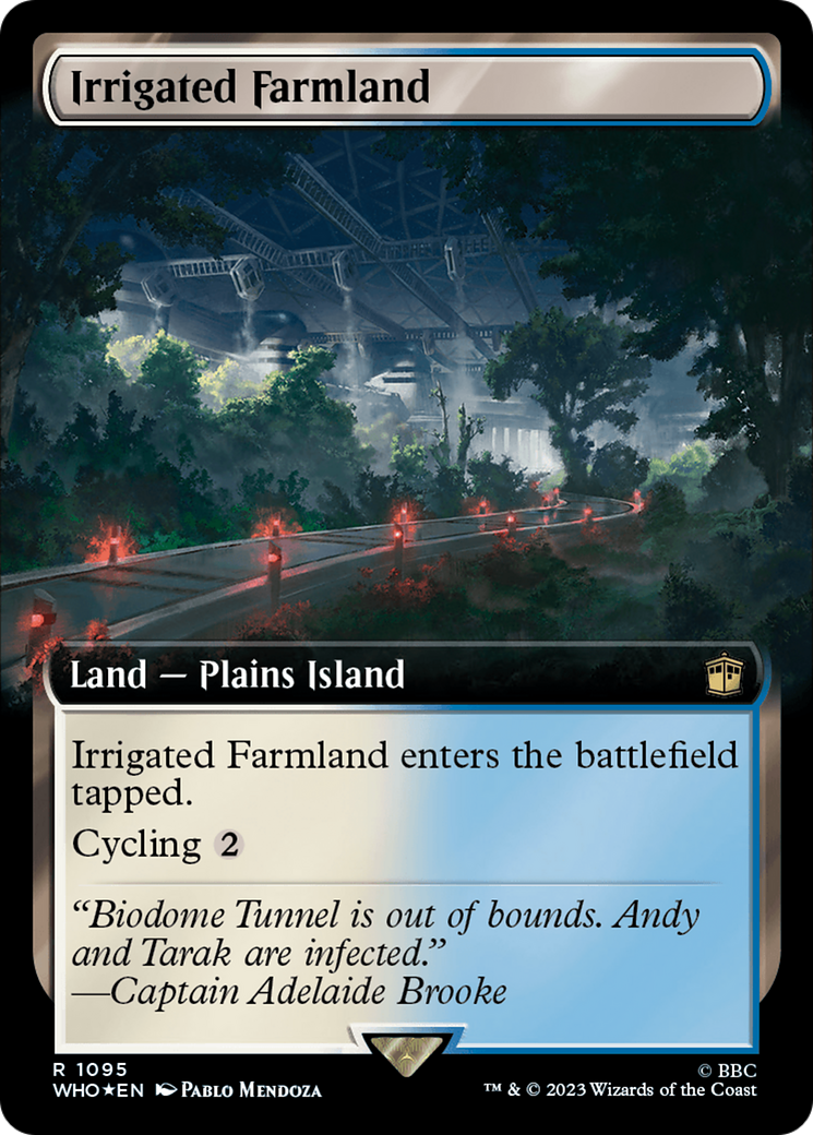Irrigated Farmland (Extended Art) (Surge Foil) [Doctor Who] | Good Games Cannington