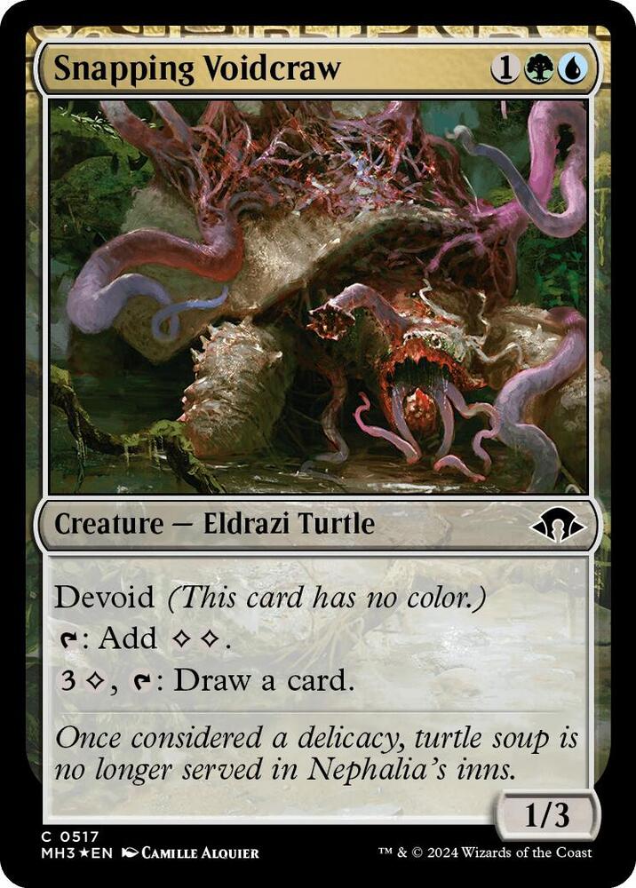 Snapping Voidcraw Ripple Foil 517 (Modern Horizons 3)  - Foil | Good Games Cannington
