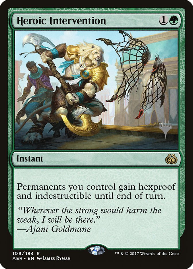 Heroic Intervention (Promo Pack) [Aether Revolt Promos] | Good Games Cannington