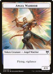 Dwarf Berserker // Angel Warrior Double-Sided Token [Kaldheim Tokens] | Good Games Cannington