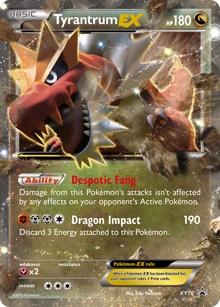 Tyrantrum EX (XY70) [XY: Black Star Promos] | Good Games Cannington