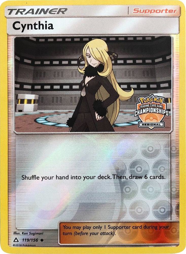 Cynthia Regional Championships 119/156 (League & Championship Cards)  - Reverse Holofoil | Good Games Cannington