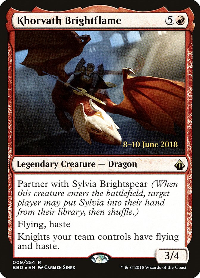 Khorvath Brightflame [Battlebond Prerelease Promos] | Good Games Cannington
