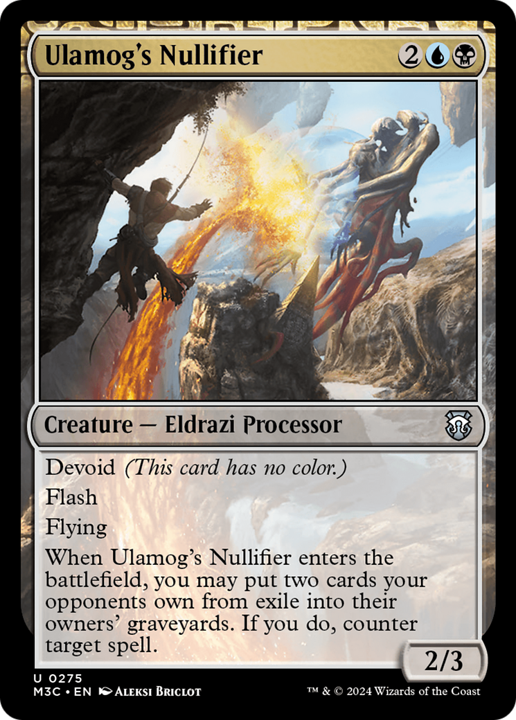 Ulamog's Nullifier (Ripple Foil) [Modern Horizons 3 Commander] | Good Games Cannington