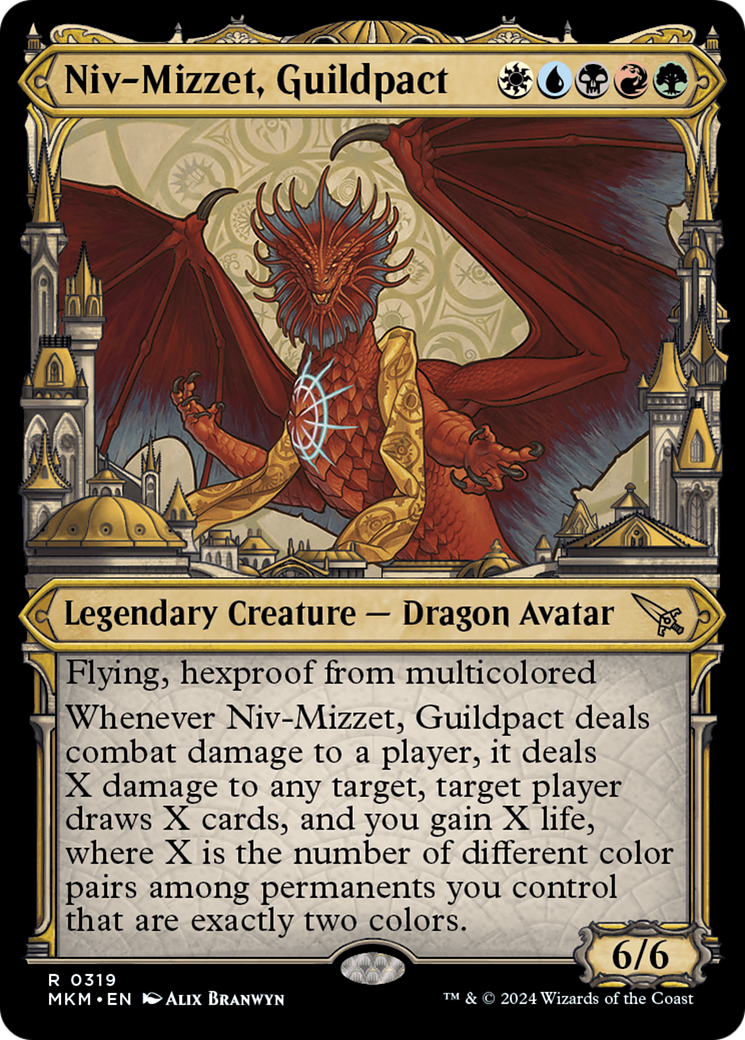 Niv-Mizzet, Guildpact (Showcase) (319) [Murders at Karlov Manor] | Good Games Cannington