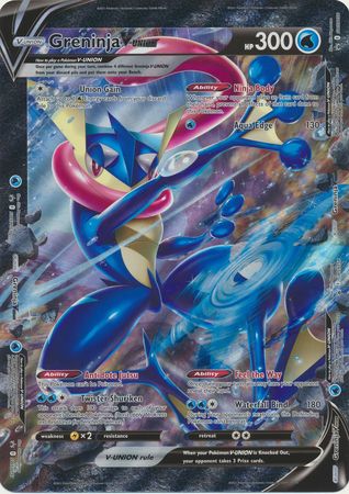 Greninja V-Union (Jumbo Card) [Sword & Shield: Black Star Promos] | Good Games Cannington