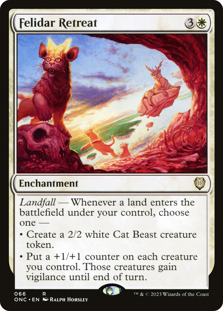 Felidar Retreat [Phyrexia: All Will Be One Commander] | Good Games Cannington