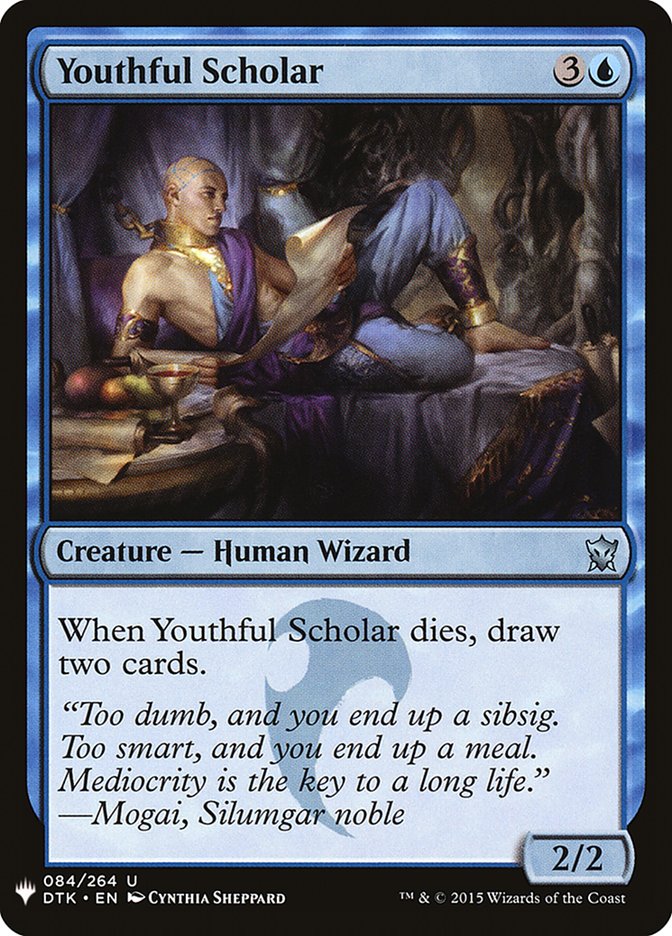 Youthful Scholar [Mystery Booster] | Good Games Cannington